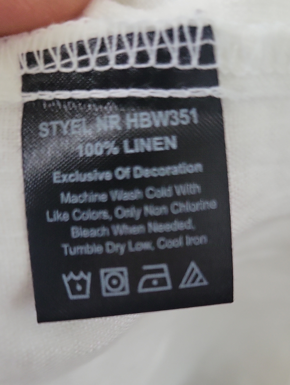 Linen Top - Picture 3 of 3